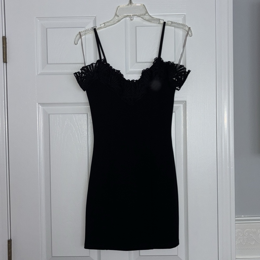 Tiger Mist Black Danish Girl Mini Dress